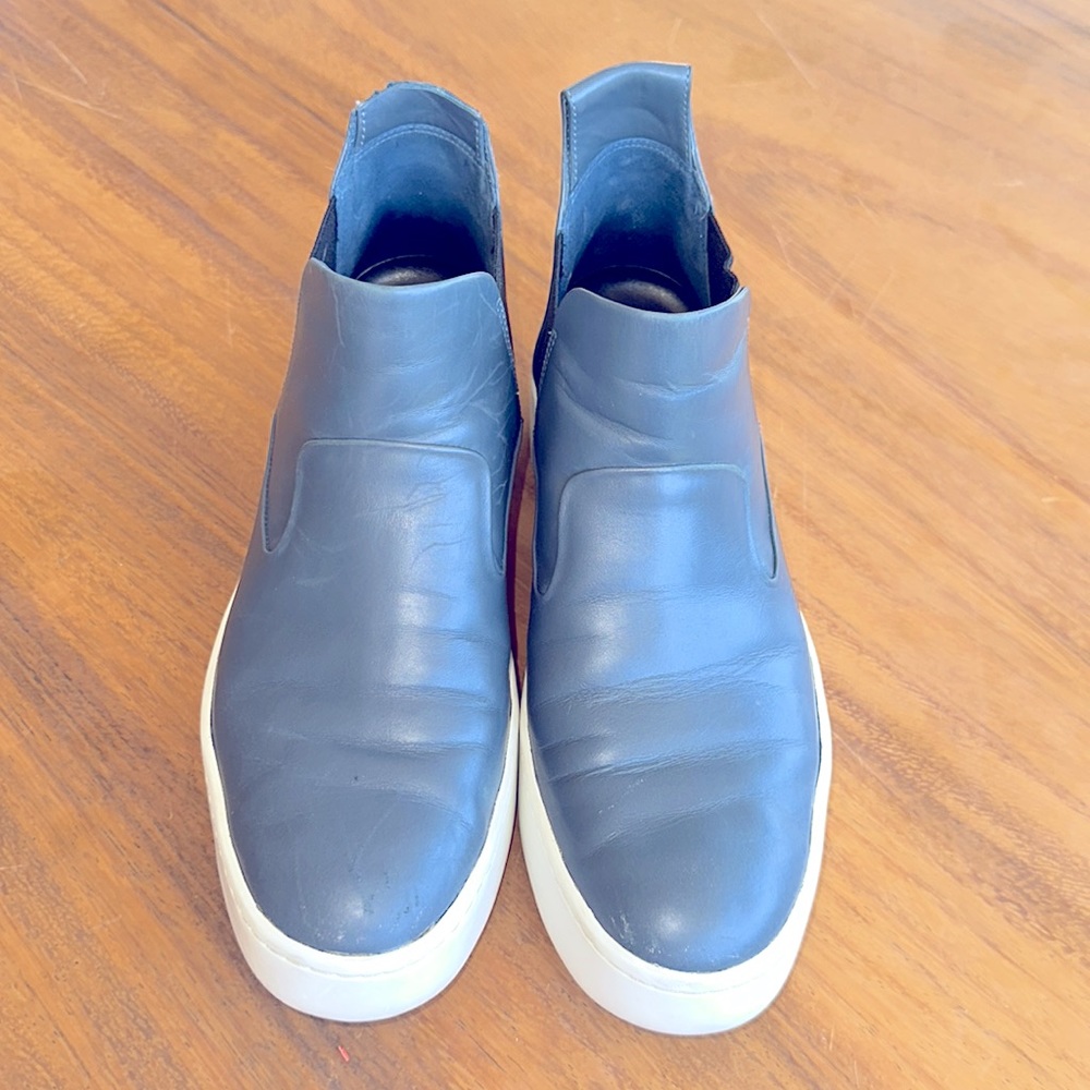 Via Spiga Eren Leather Sneaker Bootie 7.5 US
